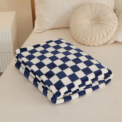 Ins Checkerboard Blanket Classic Plaid Sofa Blanket Spring and Summer Air Conditioning Blanket Office Nap Shawl Cushion Sofa 담요 - Slobuy