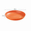 Inyahome Unbreakable Dinner Plates Cafeteria Reusable Plate Food Trays Dishwasher & Microwave Safe Easy To Clean BPA Free Red - Slobuy