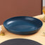 Inyahome Unbreakable Dinner Plates Cafeteria Reusable Plate Food Trays Dishwasher & Microwave Safe Easy To Clean BPA Free Red - Slobuy
