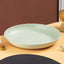 Inyahome Unbreakable Dinner Plates Cafeteria Reusable Plate Food Trays Dishwasher & Microwave Safe Easy To Clean BPA Free Red - Slobuy