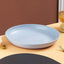 Inyahome Unbreakable Dinner Plates Cafeteria Reusable Plate Food Trays Dishwasher & Microwave Safe Easy To Clean BPA Free Red - Slobuy