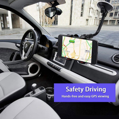 For Samsung/Iphone Universal Suction Cup Sucker Car Windshield Mount Phone Holder,Dashboard Stand Glass Sticky Bracket Stents - Slobuy