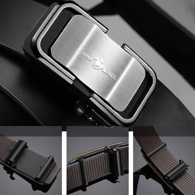JIFANPAUL brand men high quality genuine leather belt luxury belts  cowskin fashion Strap male Jeans for man Without gift box - Slobuy