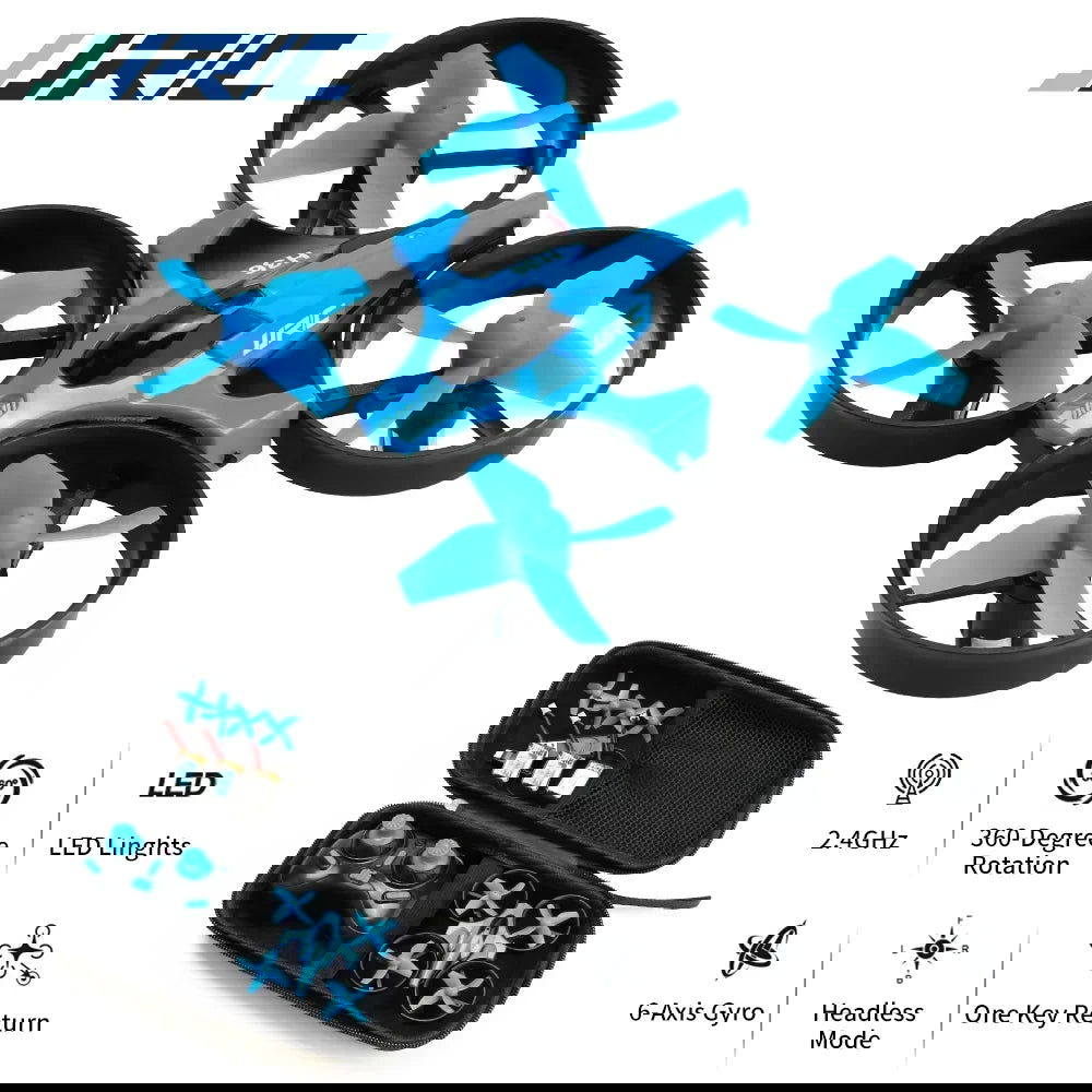 JJRC H36 Mini Rc Drone 4ch 6-Axis Headless Mode Helicopter 360° Flip Remote Control Quadcopter Toy Mini Drone For Kids - Slobuy