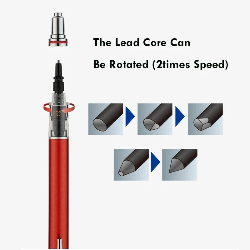 Japan UNI KURA TOGA Mechanical Pencil 0.5mm  Automatic Rotation Drawing Special Pencil M5-559 Stationery Cute School Supplies - Slobuy