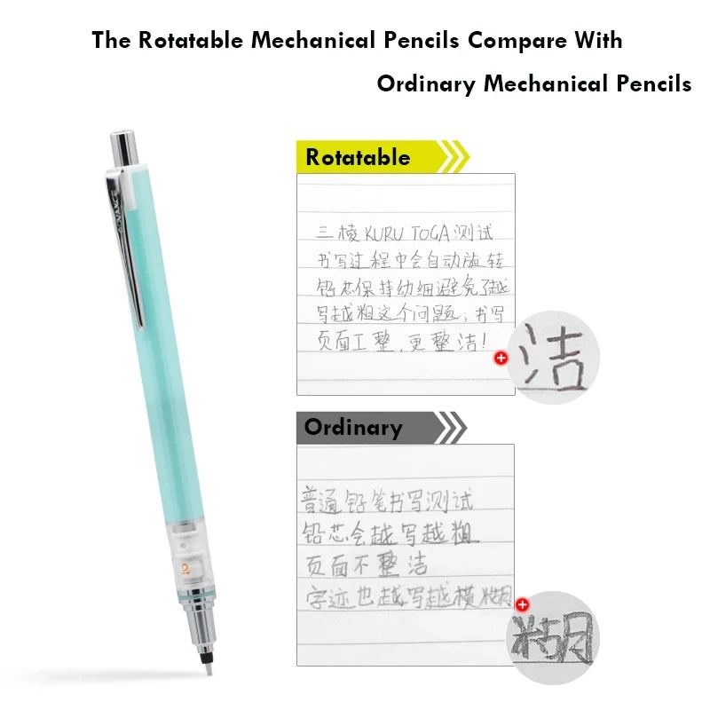 Japan UNI KURA TOGA Mechanical Pencil 0.5mm  Automatic Rotation Drawing Special Pencil M5-559 Stationery Cute School Supplies - Slobuy