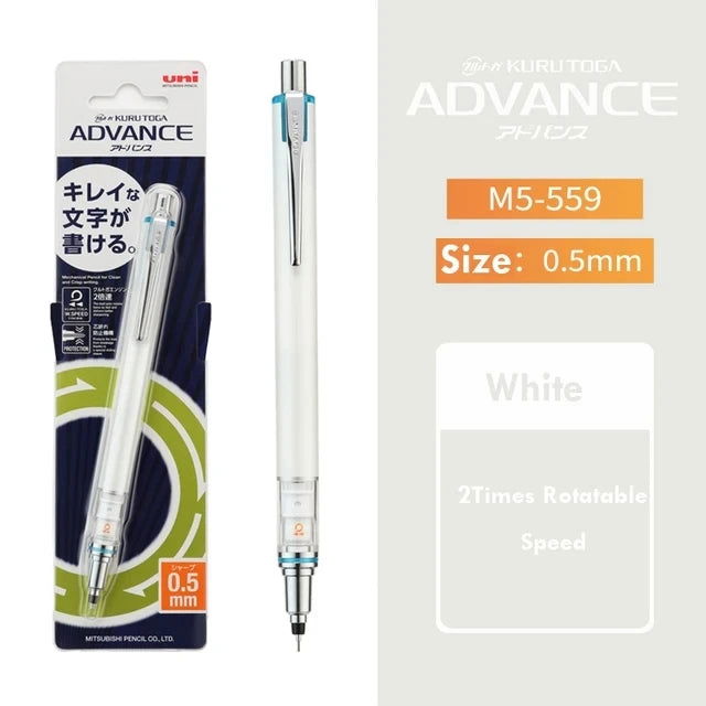 Japan UNI KURA TOGA Mechanical Pencil 0.5mm  Automatic Rotation Drawing Special Pencil M5-559 Stationery Cute School Supplies - Slobuy