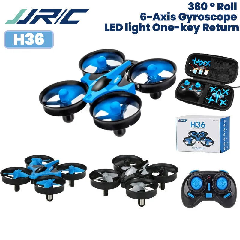Jjrc H36 Mini Rc Drone 4Ch 6-Axis Headless Mode Helicopter 360 Degree Flip Remote Control Quadcopter Toys Mini Drone for Kids - Slobuy
