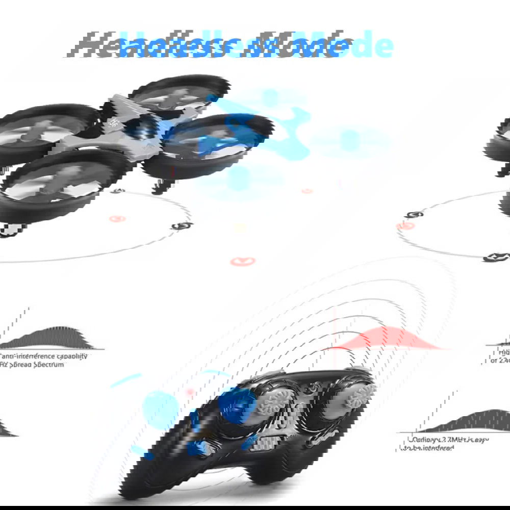 Jjrc H36 Mini Rc Drone 4Ch 6-Axis Headless Mode Helicopter 360 Degree Flip Remote Control Quadcopter Toys Mini Drone for Kids - Slobuy