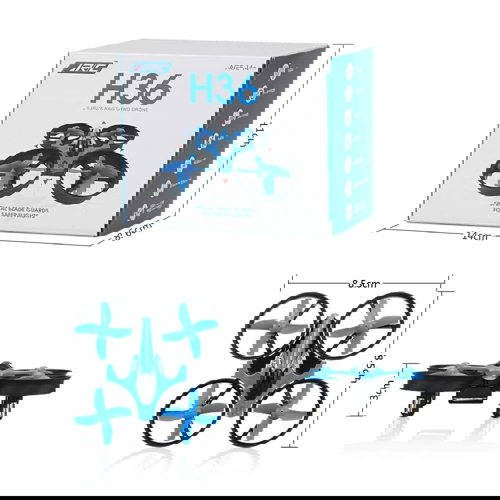 Jjrc H36 Mini Rc Drone 4Ch 6-Axis Headless Mode Helicopter 360 Degree Flip Remote Control Quadcopter Toys Mini Drone for Kids - Slobuy