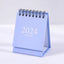 Journamm 2023.09 - 2024.12 Solid Color Mini Coil Desk Calendar with Dots Stickers Daily Planner Work Schedule Creative Supplies - Slobuy