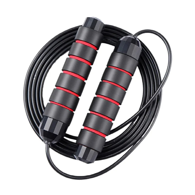 Jump Rope Tangle-Free Rapid Speed Jumping Rope Cable with Ball Bearings Steel Skipping Rope Gym Exercise Slim Body - Slobuy