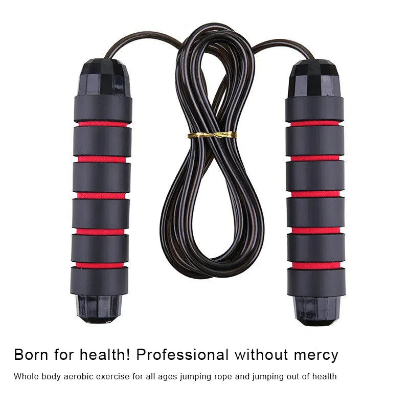 Jump Rope Tangle-Free Rapid Speed Jumping Rope Cable with Ball Bearings Steel Skipping Rope Gym Exercise Slim Body - Slobuy