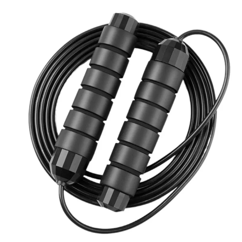 Jump Rope Tangle-Free Rapid Speed Jumping Rope Cable with Ball Bearings Steel Skipping Rope Gym Exercise Slim Body - Slobuy