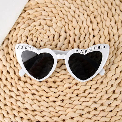 Just Married Sunglasses Wedding Bridal Shower Decoration Bride Groom Team Bride Glasses Bridesmaid Gift Bachelorette Party Decor - Slobuy