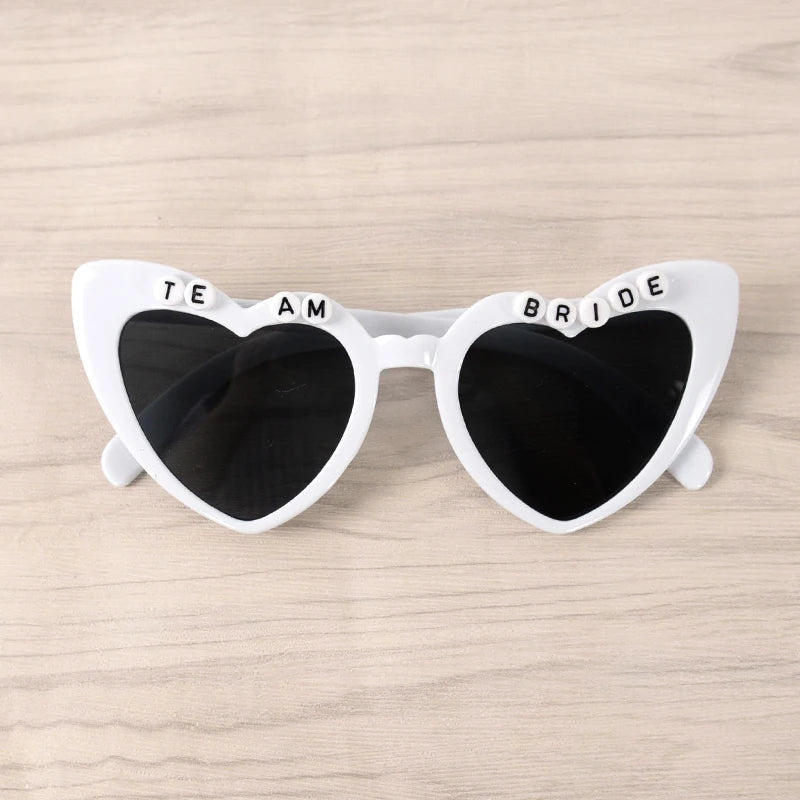 Just Married Sunglasses Wedding Bridal Shower Decoration Bride Groom Team Bride Glasses Bridesmaid Gift Bachelorette Party Decor - Slobuy