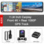 K4 11.26 Inch Carplay & Android Auto 4K 2160P Wifi Dash Cam Rearview Mirror Car DVR GPS Navigation Video Recorder Dual Lens - Slobuy