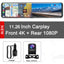 K4 11.26 Inch Carplay & Android Auto 4K 2160P Wifi Dash Cam Rearview Mirror Car DVR GPS Navigation Video Recorder Dual Lens - Slobuy
