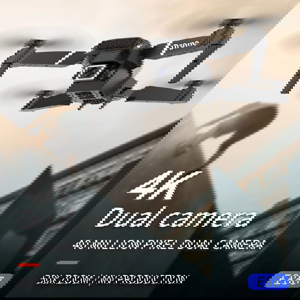KBDFA 2023 New E88 Pro WIFI FPV Drone Wide Angle HD 4K 1080P Camera Height Hold RC Foldable Quadcopter Dron Helicopter Toys Gift - Slobuy