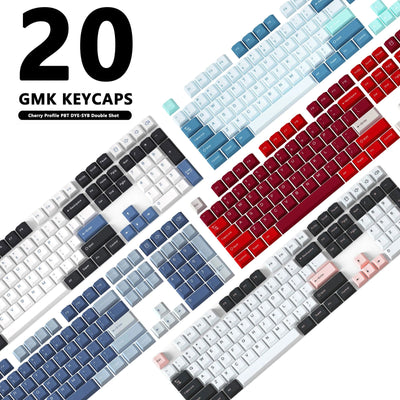 KBDiy GMK Keycap Double Shot GMK Olivia Shoko Jamon WOB Red Samurai Botanical PBT Keycaps Cherry Profile for Mechanical Keyboard - Slobuy