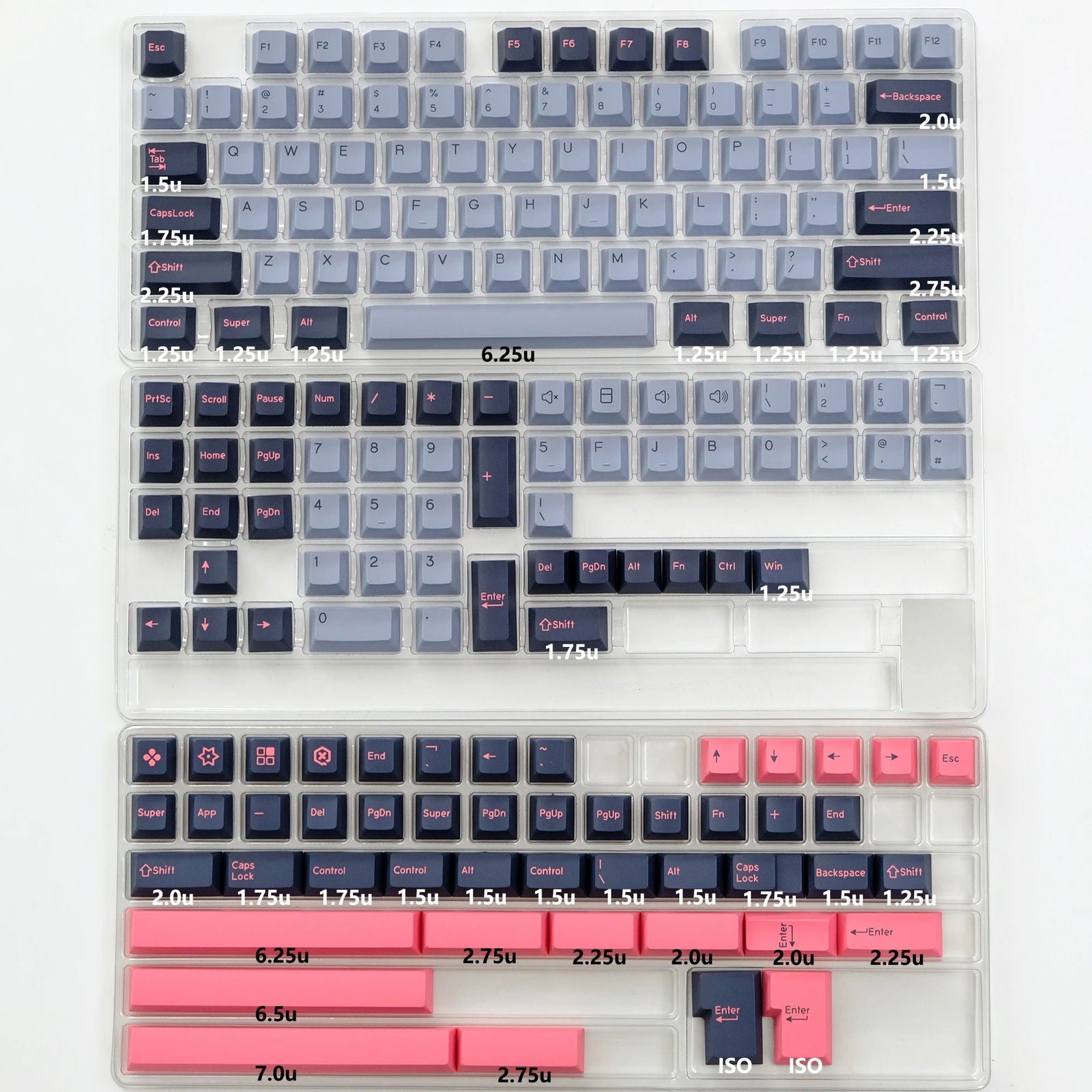 KBDiy GMK Keycap Double Shot GMK Olivia Shoko Jamon WOB Red Samurai Botanical PBT Keycaps Cherry Profile for Mechanical Keyboard - Slobuy