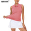 KEFITEVD Summer Golf Vest Women Sleeveless Polo Shirts Breathable Quick Dry Lightweight Sport Tank Top Tennis Running Gym Tops - Slobuy