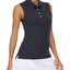 KEFITEVD Summer Golf Vest Women Sleeveless Polo Shirts Breathable Quick Dry Lightweight Sport Tank Top Tennis Running Gym Tops - Slobuy