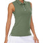KEFITEVD Summer Golf Vest Women Sleeveless Polo Shirts Breathable Quick Dry Lightweight Sport Tank Top Tennis Running Gym Tops - Slobuy