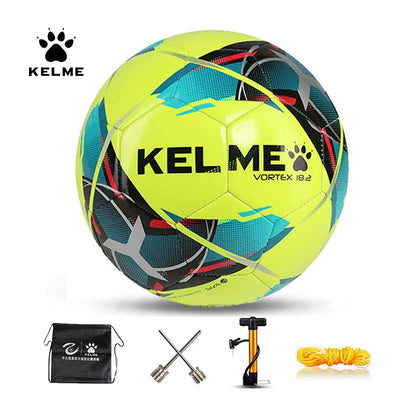 KELME Professional Football Soccer Ball TPU Size 3 Size 4 Size 5 Red Green Goal Team Match Training Balls Machine Sewing 9886130 - Slobuy