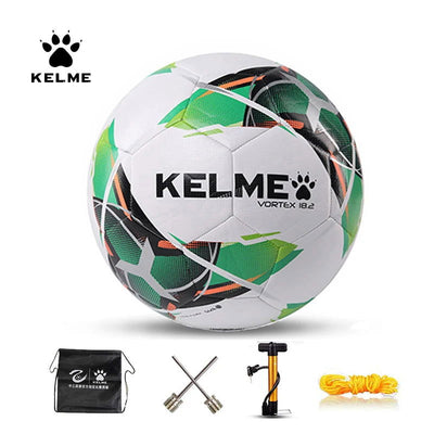 KELME Professional Football Soccer Ball TPU Size 3 Size 4 Size 5 Red Green Goal Team Match Training Balls Machine Sewing 9886130 - Slobuy