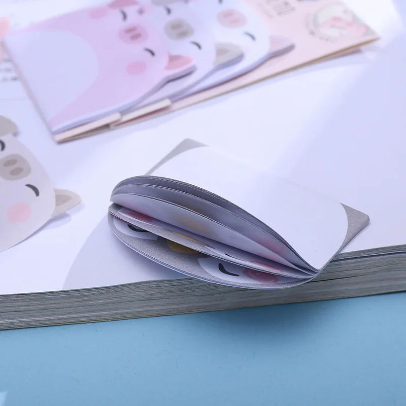 Kawaii Animals Party 3 Layers Sticky Notes Memo Pad To Do List Planner Sticker Notepad Cute Office Decoration Stationery Korean - Slobuy