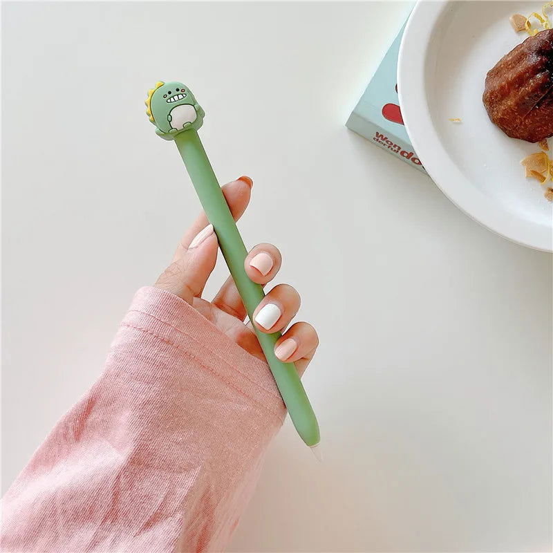 Kawaii Cat Paw Protective Sleeve Case for Apple Pencil 1 2 1st 2nd Silicone Cover for IPad Tablet Touch Pen Stylus Accessories - Slobuy