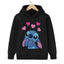 Kawaii Lilo Stitch Hoodie Kids Clothes Girls Clothing Fashion Baby Boys Clothes Autumn Warm Stitch Sweatshirt Children Tops - Slobuy