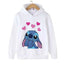 Kawaii Lilo Stitch Hoodie Kids Clothes Girls Clothing Fashion Baby Boys Clothes Autumn Warm Stitch Sweatshirt Children Tops - Slobuy