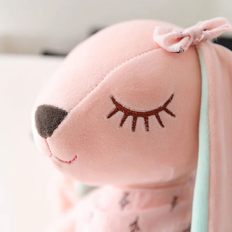 Kawaii Long Ear Rabbit Plush Toys Baby Sleep Comfort Dolls Stuffed Soft Animal Toys Lovely Rabbit for Children Girls 35CM - Slobuy