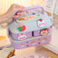 Kawaii Portable Lunch Box For Girls School Kids Plastic Picnic Bento Box Microwave Food Box With Compartments Storage Containers - Slobuy