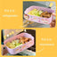 Kawaii Portable Lunch Box For Girls School Kids Plastic Picnic Bento Box Microwave Food Box With Compartments Storage Containers - Slobuy