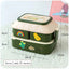 Kawaii Portable Lunch Box For Girls School Kids Plastic Picnic Bento Box Microwave Food Box With Compartments Storage Containers - Slobuy