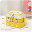 Kawaii Portable Lunch Box For Girls School Kids Plastic Picnic Bento Box Microwave Food Box With Compartments Storage Containers - Slobuy