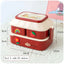Kawaii Portable Lunch Box For Girls School Kids Plastic Picnic Bento Box Microwave Food Box With Compartments Storage Containers - Slobuy