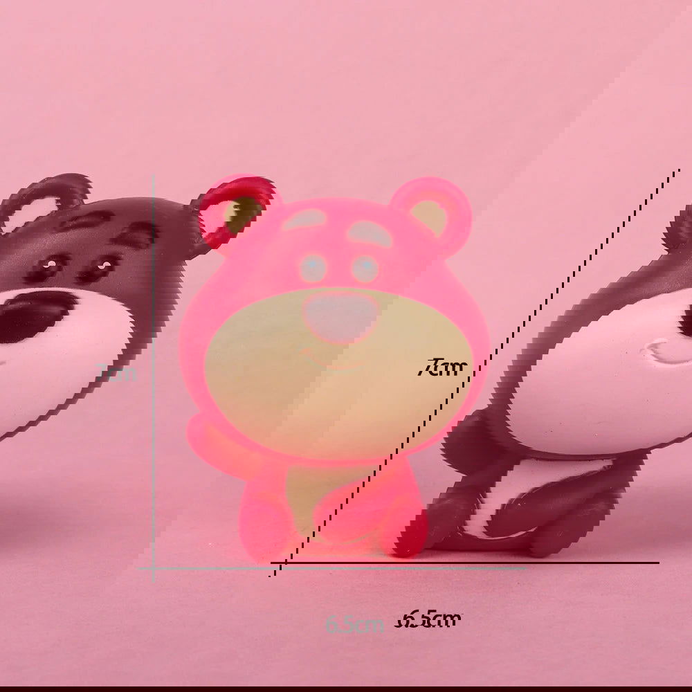 Kawaii Sanrio Anime Figure Cinnamoroll Kuromi Doll Strawberry Bear Action Figures DIY Cake Decorate Toys Gifts For Children - Slobuy
