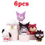 Kawaii Sanrio Anime Figure Cinnamoroll Kuromi Doll Strawberry Bear Action Figures DIY Cake Decorate Toys Gifts For Children - Slobuy