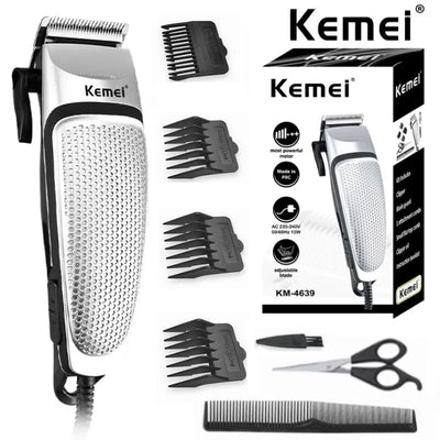 Kemei KM-4639 Electric Clipper Hair Clippers Professional Trimmer Household Low Noise Beard Machine Personal Care Haircut Tool - Slobuy