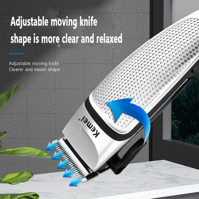 Kemei KM-4639 Electric Clipper Hair Clippers Professional Trimmer Household Low Noise Beard Machine Personal Care Haircut Tool - Slobuy