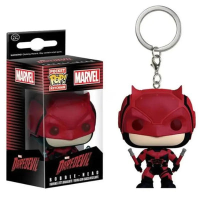 Keychain DC Wonder Woman Superman the Flash Aquaman Arrow Daredevil Cyborg Batman POP Action Figure Collection Toys - Slobuy
