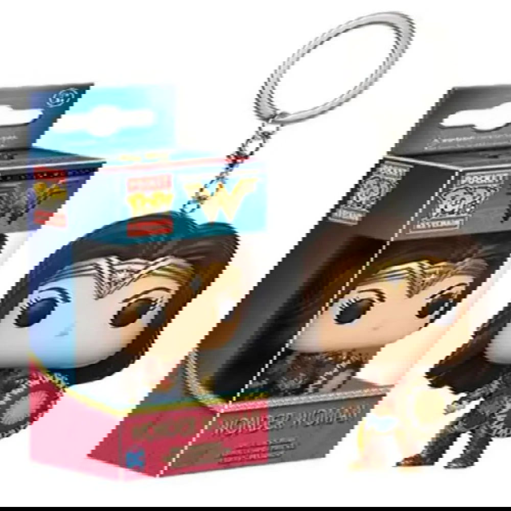 Keychain DC Wonder Woman Superman the Flash Aquaman Arrow Daredevil Cyborg Batman POP Action Figure Collection Toys - Slobuy