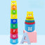 Kid Brain Response Battle Fold Cup Hand Speed Competition Fold Cup Child Stack Game Early Education Puzzle Train Board Games Toy - Slobuy