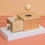 Kid Educational Toy Children Montessori Object Permanence Box Hammer Box Macaron Wooden Toys Coin Ball Textile Drum Drawer Box - Slobuy