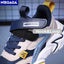 Kid Sneakers Sport Shoes for Boys Fashion Leather Children Breathable Mesh Comfort Shoes Casual Walking Outdoor Running Shoes - Slobuy