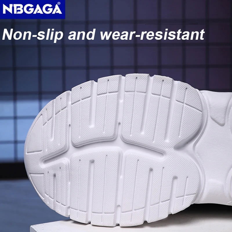Kid Sneakers Sport Shoes for Boys Fashion Leather Children Breathable Mesh Comfort Shoes Casual Walking Outdoor Running Shoes - Slobuy